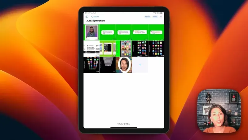Efeito de multiplicação que deixa o seguidor preso no vídeo