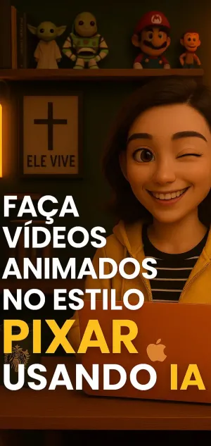 Minicurso - Crie Vídeos Animados no Estilo Pixar Usando IA