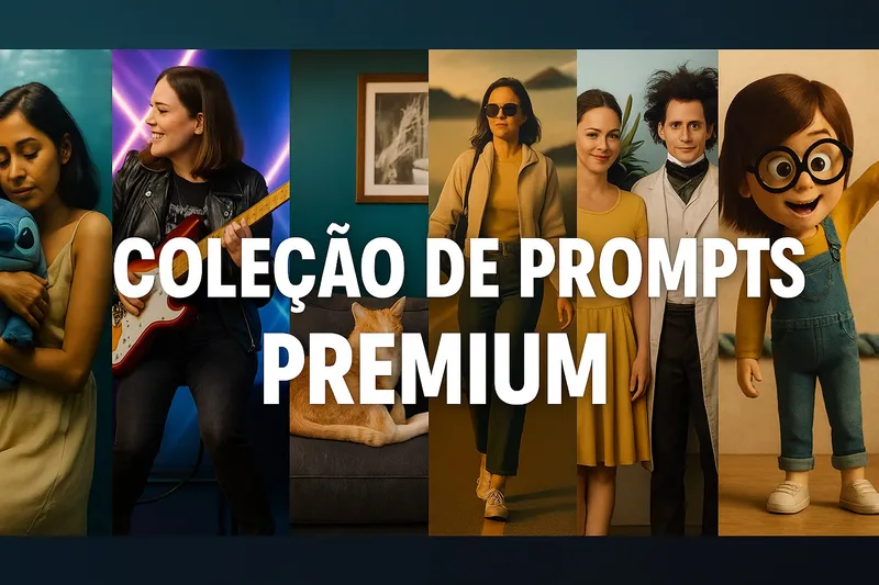Coleção de Prompts Premium para Criação de Conteúdo com IA