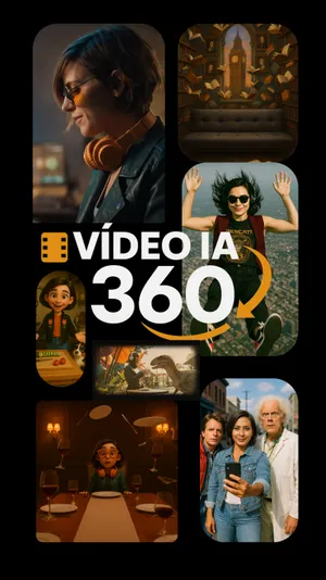 Curso Video IA 360 - Crie Vídeos, Animações e Cenários com IA